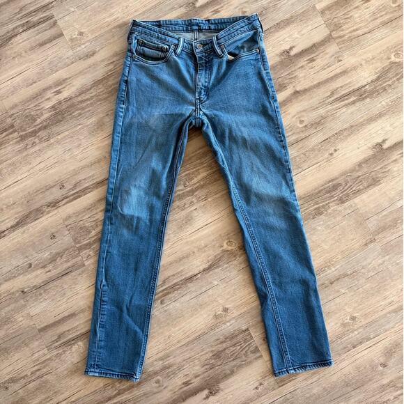 Levi’s 511 Men Slim Fit Jeans 31x32 Light Blue Stretch Denim Mid Rise Classic - Picture 2 of 11